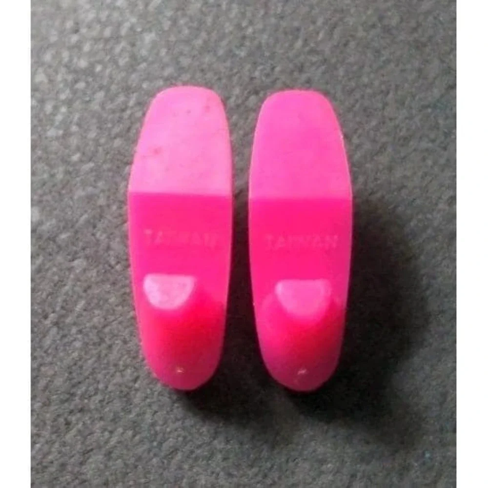 Vintage Barbie Doll Pilgrim Shoes Hot Pink Taiwan‎ Mattel Mod 1960/70's